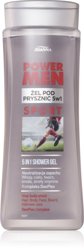 Joanna Power Men gel de duș 5 in 1 pentru bărbați 300 ml