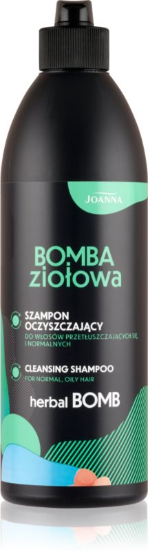 Joanna Herbal Bomb Cleansing Shampoo curatarea profunda a scalpului pentru par si scalp gras 500 ml