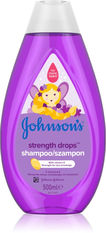 Johnson's® Strenght Drops sampon fortifiant pentru copii 500 ml