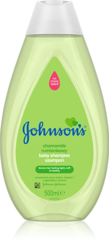 Johnson's® Wash and Bath șampon fin, pentru nou-născuți și copii cu musetel 500 ml