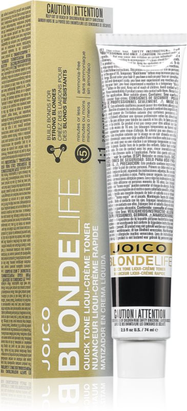 Joico Blonde Life Quick Tone Liqui toner rapid pentru par blond