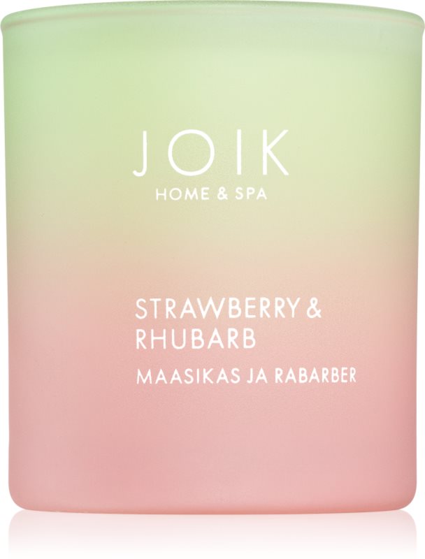 JOIK Home & Spa Strawberry & Rhubarb lumânare parfumată 150 g
