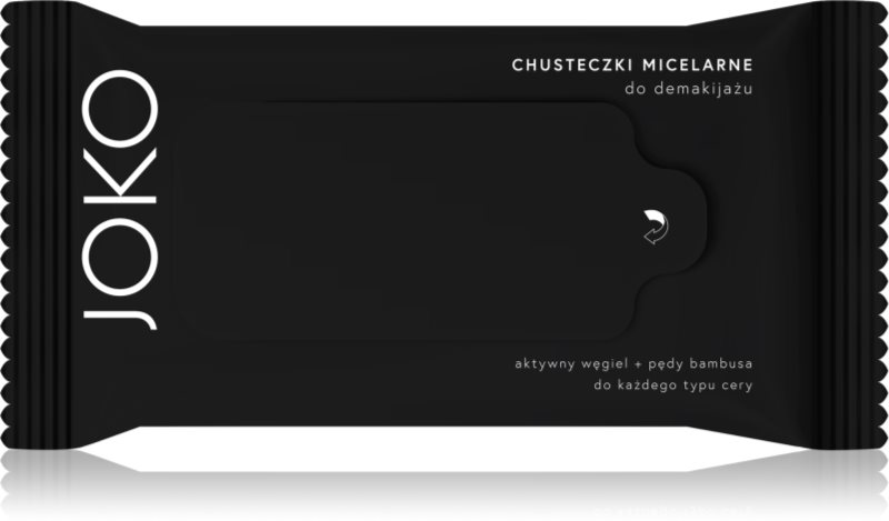 JOKO Micellar Makeup servetele micelare decorative cu cărbune activ 15 buc