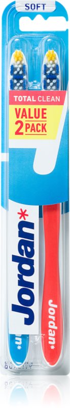 Jordan Total Clean Soft 2 pack perie de dinti 2 buc