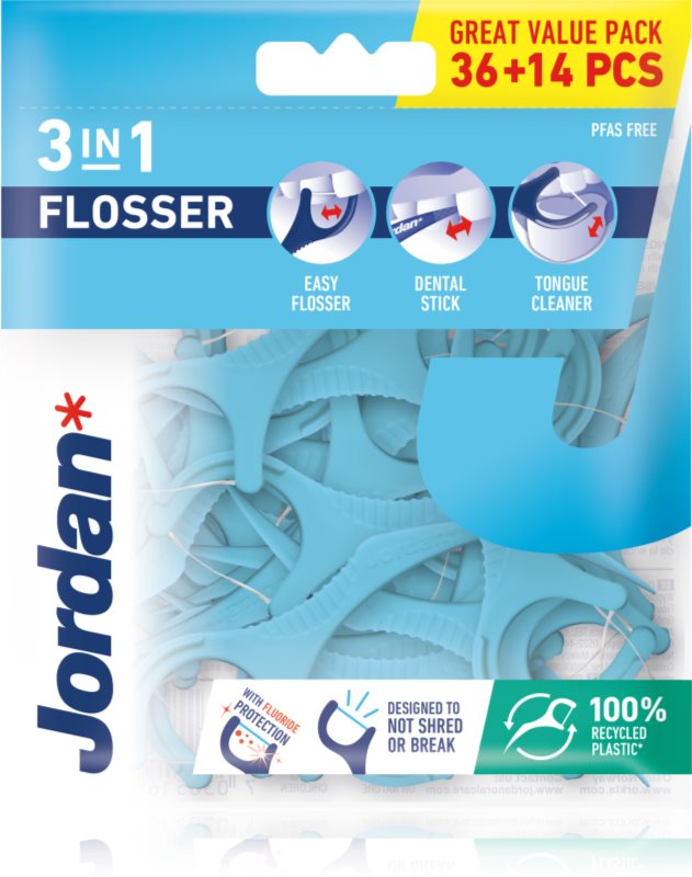 Jordan Flosser 3in1 ata dentara 50 buc