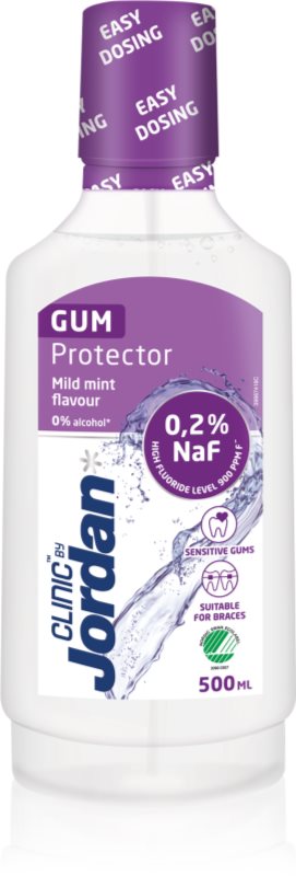 Jordan Clinc Gum Protector apă de gură pentru gingii sensibile 500 ml