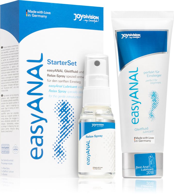 JoyDivision EasyAnal Starterset gel lubrifiant 2 buc