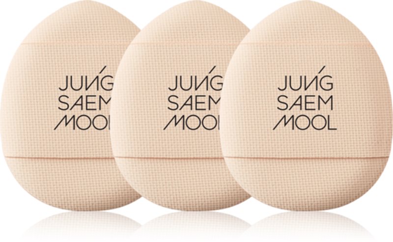 JUNG SAEM MOOL Skinny-Tap Puff burete precizie pentru fond de ten 3 buc