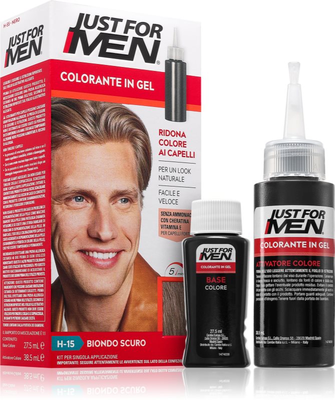 Just for Men Color Kit vopsea de par tonifianta pentru barbati
