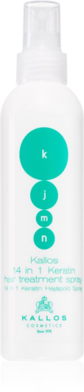 Kallos KJMN Professional 14 in 1 Keratin Hair Treatment Spray tratament leave-in 14 în 1 cu keratina 200 ml