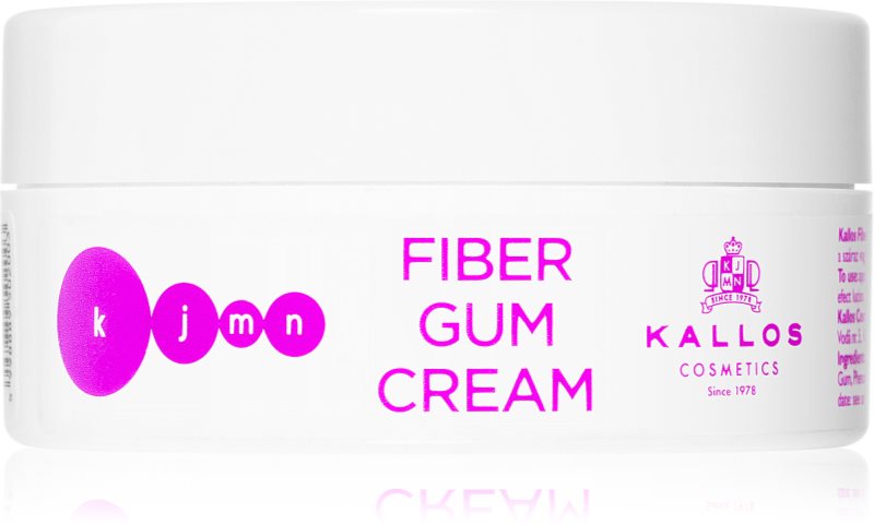 Kallos KJMN Professional Fiber Gum Cream guma modelatoare pentru păr 100 ml