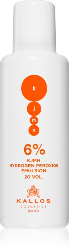 Kallos KJMN Professional Hydrogen Peroxide emulsie activatoare 6% 20 vol. pentru uz profesonial 100 ml