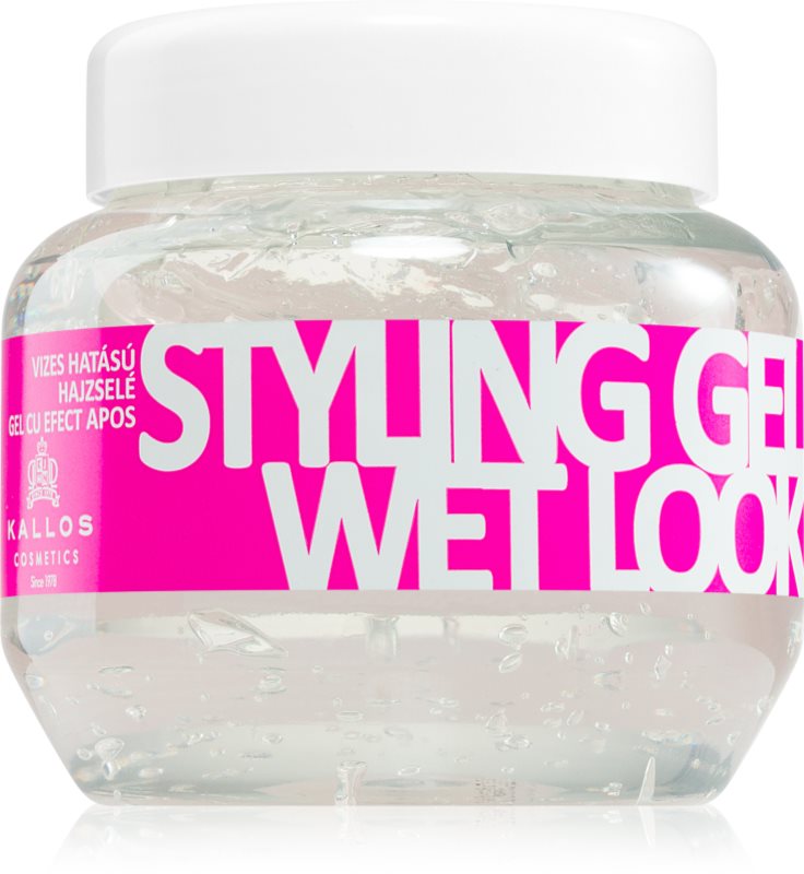 Kallos Kallos Classic Styling Gel gel de par cu efect umed fixare ultra-puternica Wet Look 275 ml