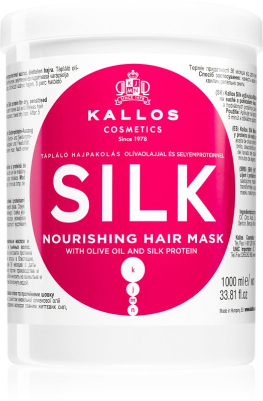 Kallos KJMN Professional Silk masca pentru par uscat si sensibil