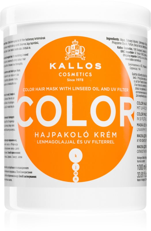 Kallos KJMN Professional Color masca pentru păr vopsit