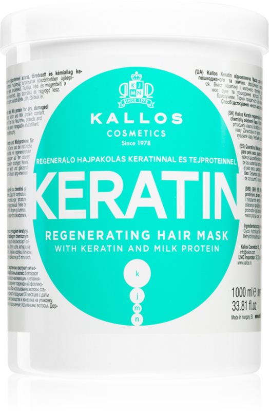 Kallos KJMN Professional Keratin Masca de par cu keratina