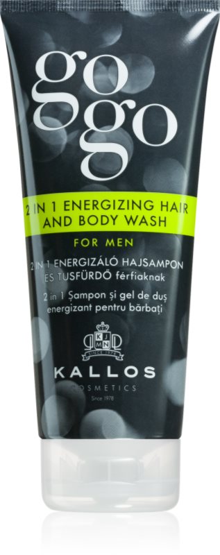 Kallos Gogo Gel de duș energizant pentru corp si par 200 ml