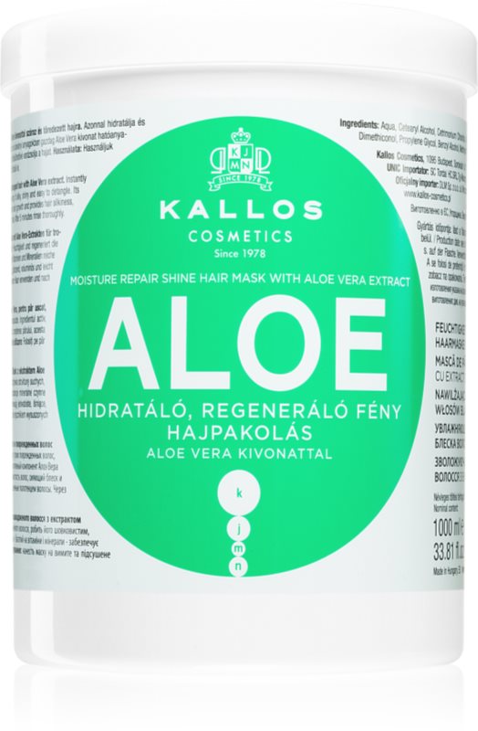 Kallos KJMN Professional Aloe masca hidratanta cu aloe vera