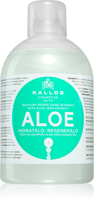 Kallos KJMN Professional Aloe șampon regenerator cu aloe vera 1000 ml