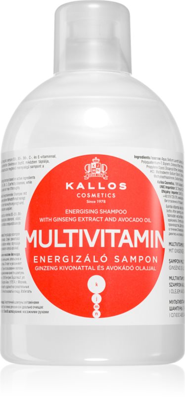 Kallos KJMN Professional Multivitamin sampon energizant 1000 ml