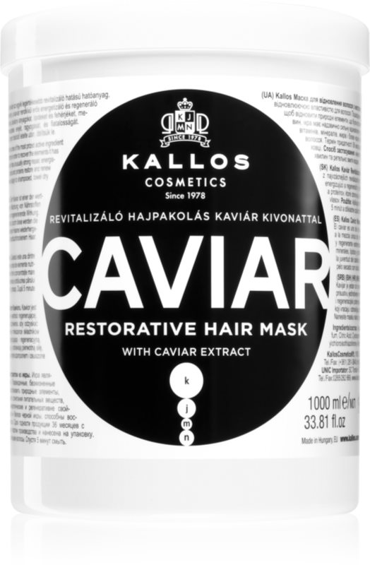 Kallos KJMN Professional Caviar masca regeneratoare cu caviar