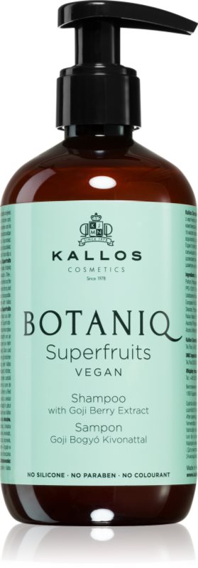 Kallos Botaniq Superfruits sampon fortifiant cu extract de plante 300 ml