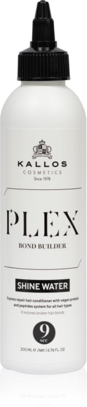 Kallos Plex Shine Water tratament pentru regenerare pentru par deteriorat 200 ml