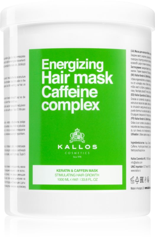 Kallos Kallos Classic Caffeine Complex masca cu keratina cu cafeina 1000 ml
