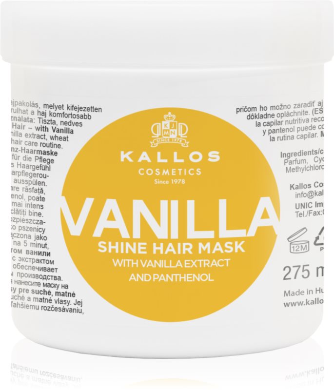 Kallos Kallos Classic masca pentru par uscat 275 ml