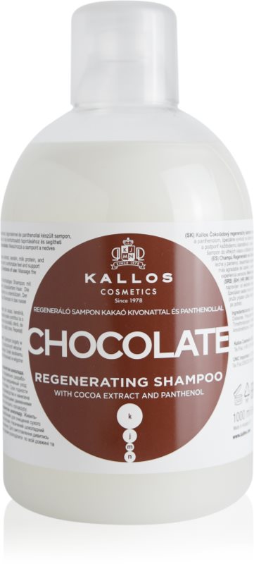 Kallos KJMN Professional Chocolate sampon pentru regenerare 1000 ml