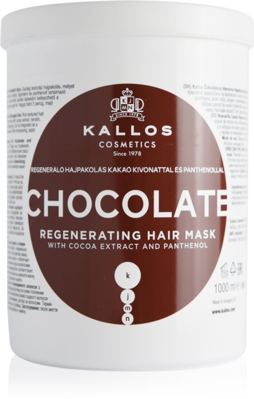 Kallos KJMN Professional Chocolate masca de par regeneratoare