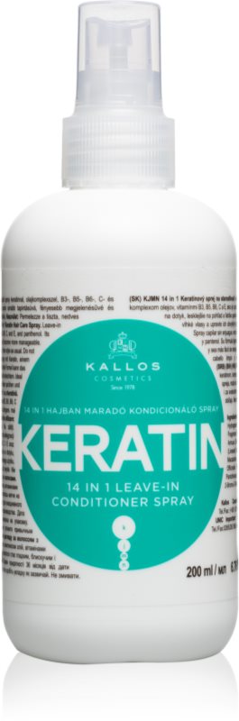 Kallos KJMN Professional Keratin spray care nu necesita clatire pentru păr 200 ml