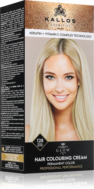 Kallos Glow Lasting Cream Colour Culoare permanenta pentru par