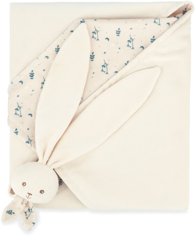 Kaloo Lapinoo păturică moale, cu posibilitate de fixare pe scaunul auto Cream 80 cm x 70 cm 1 buc