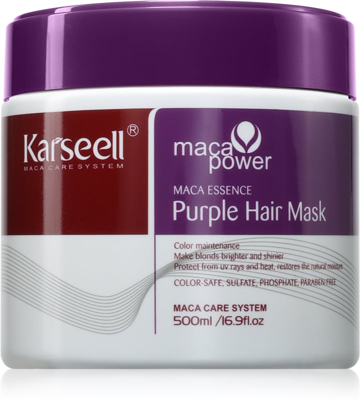 Karseell Purple Hair Mask Masca de par pentru părul blond şi gri 500 ml
