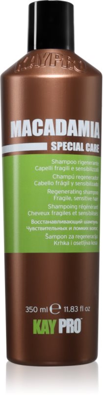 Kaypro Macadamia Regenerating Shampoo sampon pentru regenerare împotriva părului fragil 350 ml
