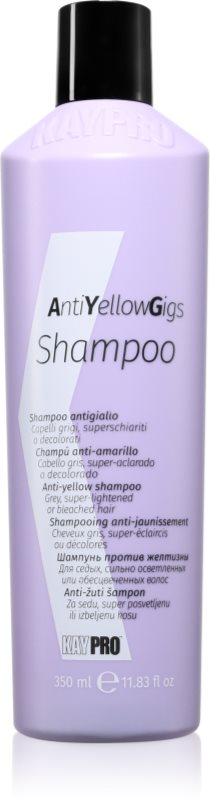 Kaypro Anti Yellow Gigs Shampoo șampon împotriva tonurilor galbene pentru par blond 350 ml