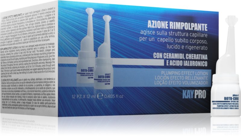 Kaypro Botu-Cure balsam hidratant pentru parul deteriorat si fragil pentru uz profesonial 12x12 ml