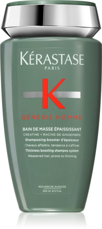 Kérastase Genesis Homme Bain de Masse Epaississant sampon fortifiant impotriva caderii parului pentru barbati 250 ml