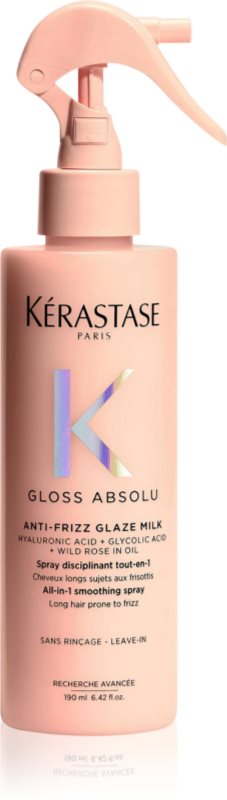 Kérastase Gloss Absolu Anti-Frizz Glaze Milk spray care nu necesita clatire pentru un par stralucitor si catifelat