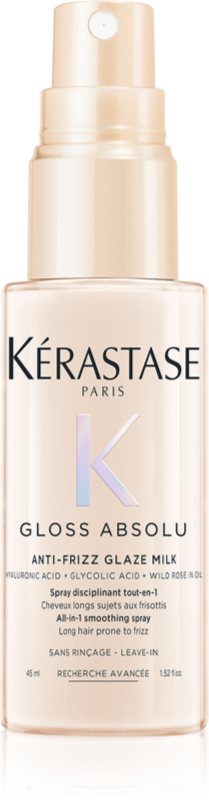 Kérastase Gloss Absolu Anti-Frizz Glaze Milk spray care nu necesita clatire pentru un par stralucitor si catifelat