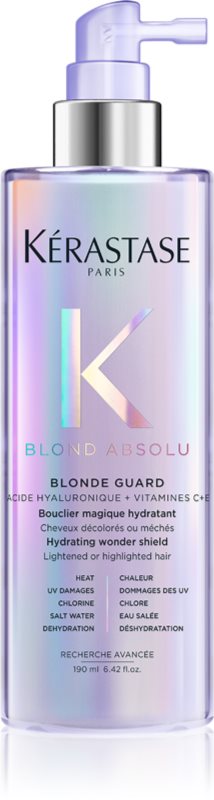 Kérastase Blond Absolu Blonde Guard tratament fără clătire, pentru luciul și protecția culorii părului pentru toate nuantele de blond 190 ml