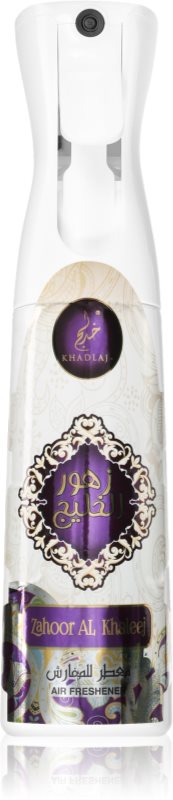 Khadlaj Frash Zahoor Al Khaleej odorizant de camera 320 ml