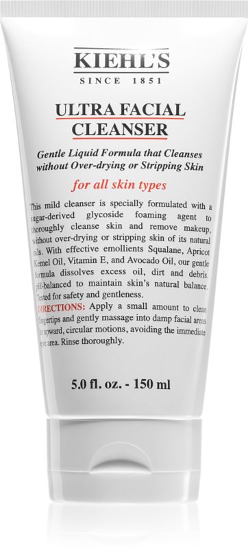 Kiehl's Ultra Facial Cleanser gel de curățare blând pentru toate tipurile de ten