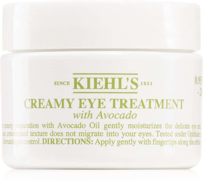 Kiehl's Avocado Creamy Eye Treatment crema intensiv hidratanta pentru zona ochilor cu avocado