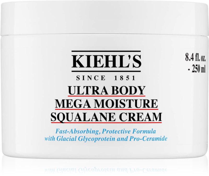 Kiehl's Ultra Body Mega Moisture Squalane Cream crema de corp hidratanta pentru femei 250 ml