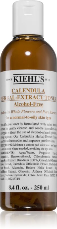 Kiehl's Calendula Herbal-Extract Toner tonic pentru fata fară alcool 250 ml