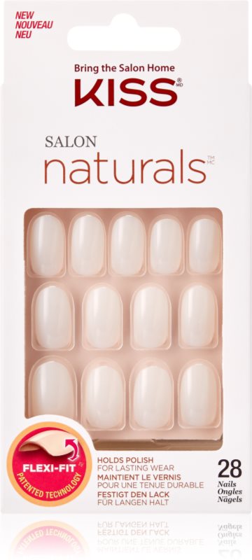 KISS Salon Natural Break Even unghii artificiale 28 buc