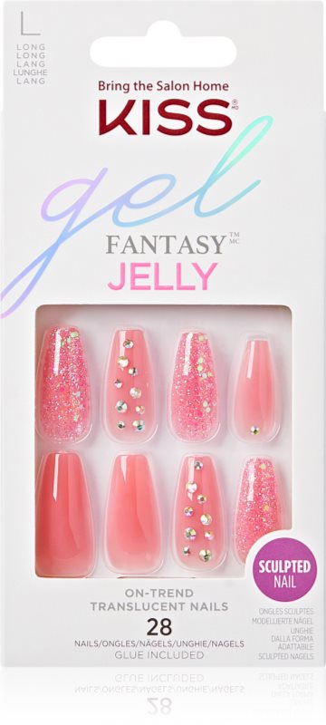 KISS Gel Fantasy Jelly unghii artificiale