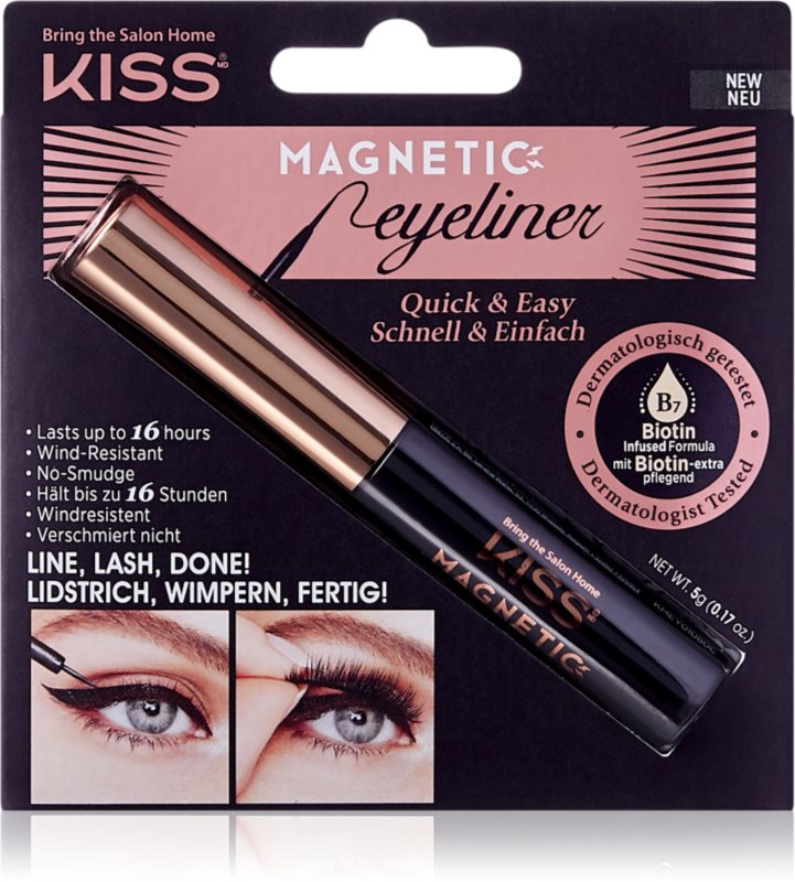 KISS Magnetic Eyeliner linie de gel magnetic 5 g